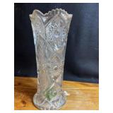 Cut Glass Flower Vase