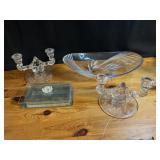 Decorative Glasswear Candlesticks & Bowls