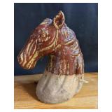 Concret Horse Head