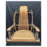 Amish Style Hickory Bentwood Porch Swing