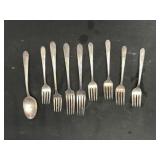 W Rogers Forks and Spoon