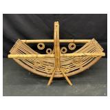 Vintage Mid-Century Modern Italian Magazine Rack