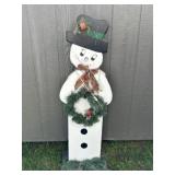 Snowman Cut Out Yard Decoration