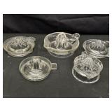 Clear Glass Citrus Juicers