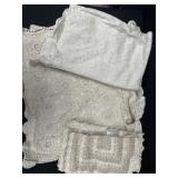 Crochet Pillow Cases, Place Mats and Tablecloth