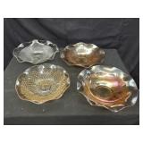 Vintage Carnival Glass Bowls