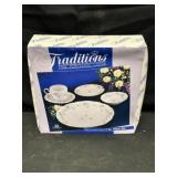 5 Piece Traditions Fine Porcelain China
