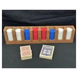 Poker Chips and Playing Cards