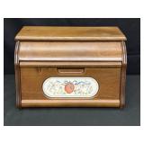 Vintage Geese Wooden Breadbox