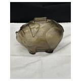 Vintage Anchor Hocking Carnival Glass Piggy Bank