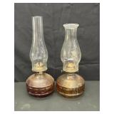 Pair of Vintage Oil Lamps