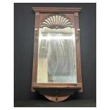 Antique Wooden Pier Mirror