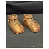 Vintage Bronze Baby Shoes