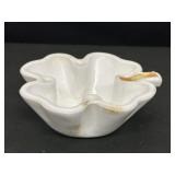 Vintage White Milk Glass Trinket Dish