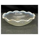 Vintage Hocking Moonstone Hobnail Fruit Bowl