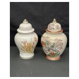 Japanese Satsuma Porcelain Ginger Jars