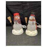 Chilly Sam and Chilly Samantha Snowmen