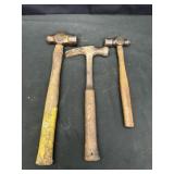 Claw Hammer and Ball Peen Hammer