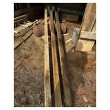 3 12 foot 4x4 Treated Post