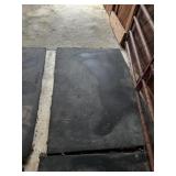Rubber Barn Floor Mats, 6 total.