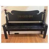 Live Laugh Love Bench