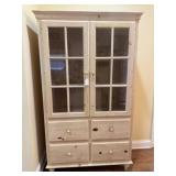 Freestanding Pine Pantry Cabinet