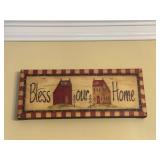 Bless Our Home Sign