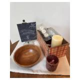 Box Candles, Votive Cups & Decor