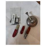 3 Knives & Belt Buckle