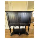 Black Wine Cabinet 40wx18dx48T