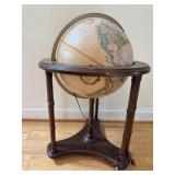 Globe w/Wooden Stand 32' Tall Lights Up