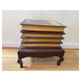 Book Side Cowboy Table (Opens for Storage) 18x14x2