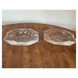 2 Crystal Ashtrays