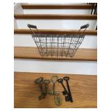 Decorative Key & Basket