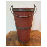 Wooden Pail Bucket 14'