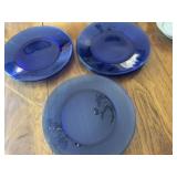 6 Blue Plates