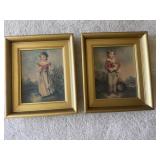 Two Girl Pictures by Janie Freeman