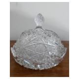 Crystal Butter Dish