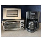 Toaster, Coffee Maker, Clock