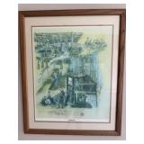 Burley Print by Diana Keys 1983
