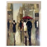 Canvas Painting Street Scene