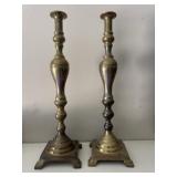 Brass Candlesticks 17' Tall