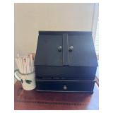 Desk Filing Holder & Pencils