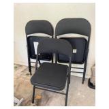 3 Folding Chairs