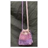 Purple Crochet Bag