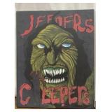 Hand Painted Jeepers Creepers Acrylic Painting