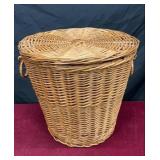 Woven Basket with Lid
