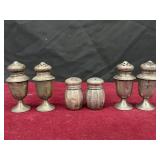 Vintage Sterling Silver Salt & Pepper Shakers