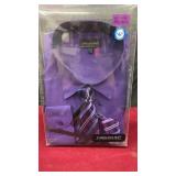 Shirt, Tie & Handkerchief Set 2XL