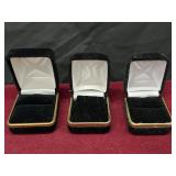 Black Velvet Jewelry Boxes